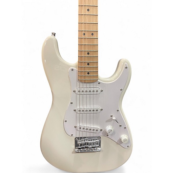 Used Squier Standard Stratocaster Alpine White Solid Body Electric Guitar