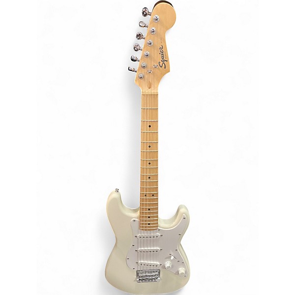 Used Squier Standard Stratocaster Alpine White Solid Body Electric Guitar