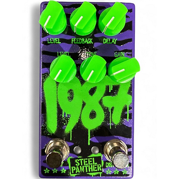 Used Steel Panther 1987 Delay and Distortion Effect Pedal