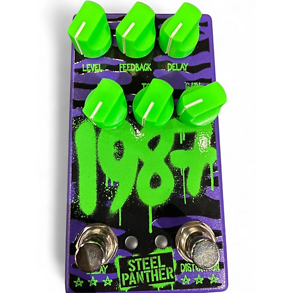 Used Steel Panther 1987 Delay and Distortion Effect Pedal