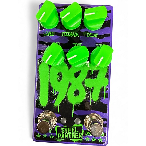 Used Steel Panther 1987 Delay and Distortion Effect Pedal