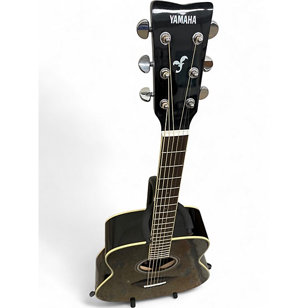 Used Yamaha FG-TA Black Acoustic Electric Guitar