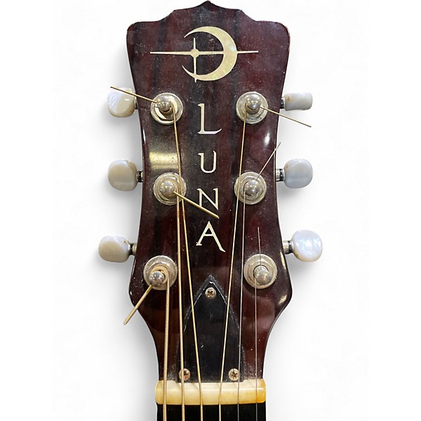 Used Luna Artist Series Trinity Natural Acoustic Electric Guitar