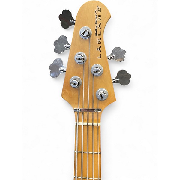 Used Lakland 55-01 Skyline Series 5 String Natural Electric Bass Guitar