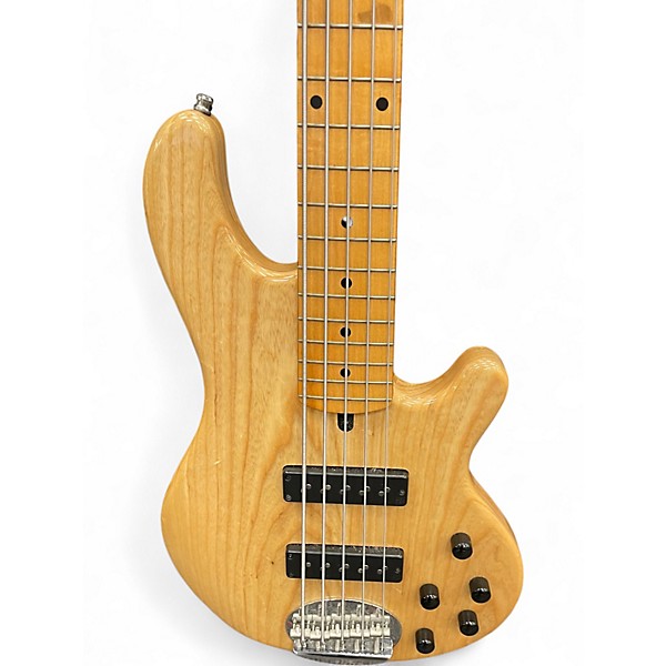 Used Lakland 55-01 Skyline Series 5 String Natural Electric Bass Guitar