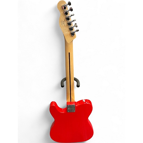 Used Squier Telecaster Red Solid Body Electric Guitar
