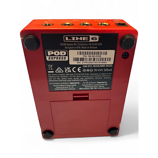 Used Line 6 Pocket Pod Express Amp Modeler Effect Processor