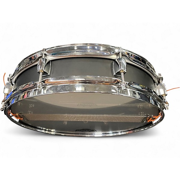 Used Pearl 13in Piccolo Steel Snare Black Drum