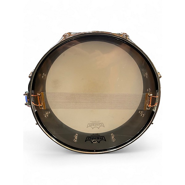 Used Pearl 13in Piccolo Steel Snare Black Drum