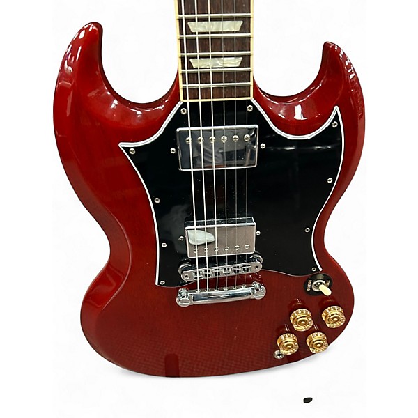 Used Gibson SG Cherry Solid Body Electric Guitar