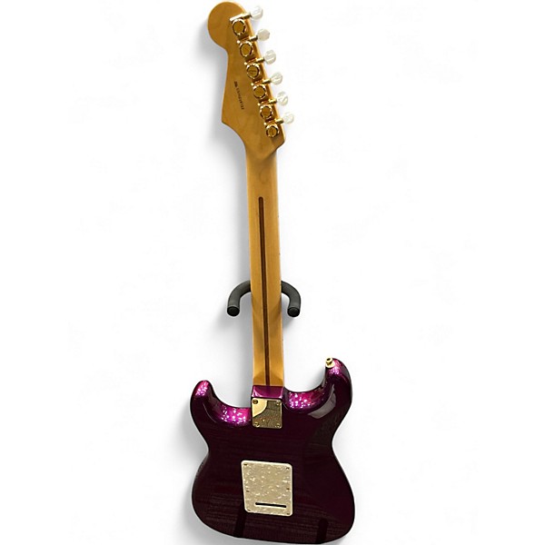 Used 2010 Fender FSR American Standard Stratocaster Purple Solid Body Electric Guitar