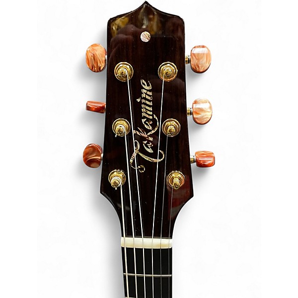 Used Takamine DSF48C Natural Acoustic Electric Guitar