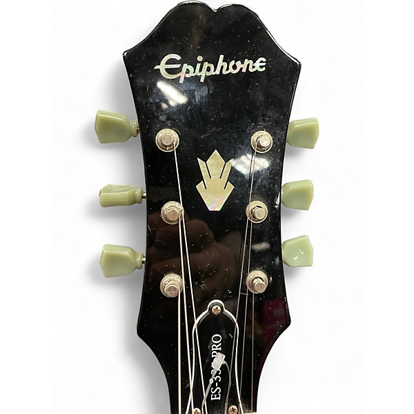 Used Epiphone ES335 Pro 2 Color Sunburst Hollow Body Electric Guitar