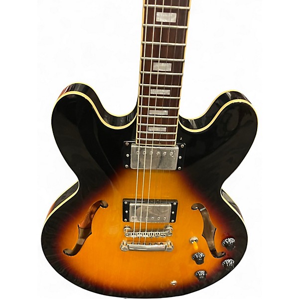 Used Epiphone ES335 Pro 2 Color Sunburst Hollow Body Electric Guitar