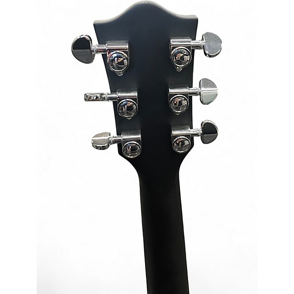 Used Leo Jaymz single cut  Black Solid Body Electric Guitar