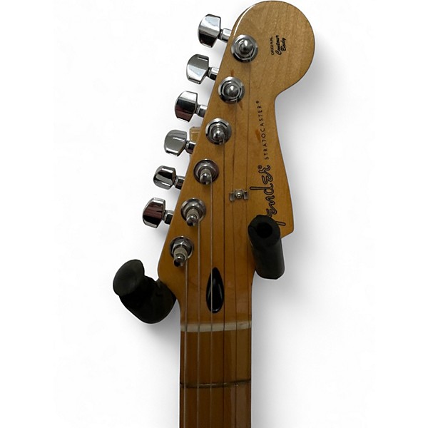 Used Fender Player Stratocaster Black Solid Body Electric Guitar