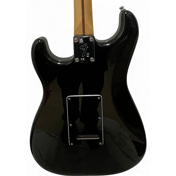 Used Fender Player Stratocaster Black Solid Body Electric Guitar
