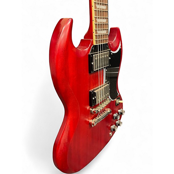 Used Epiphone Inspired by Gibson SG Cherry Solid Body Electric Guitar
