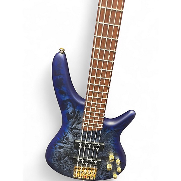 Used Ibanez SR300EDX BLUE Electric Bass Guitar