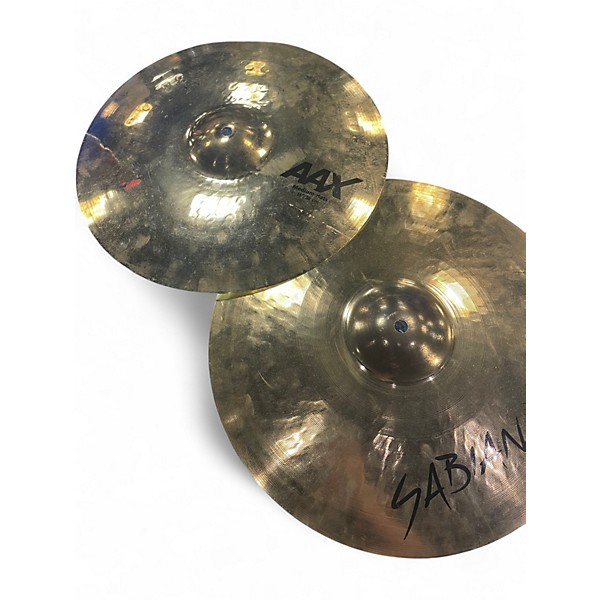 Used SABIAN 15in AAX MEDIUM HATS Cymbal