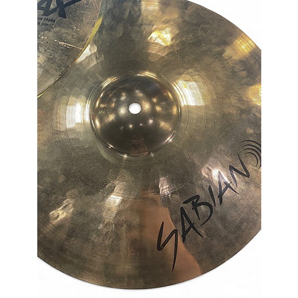 Used SABIAN 15in AAX MEDIUM HATS Cymbal