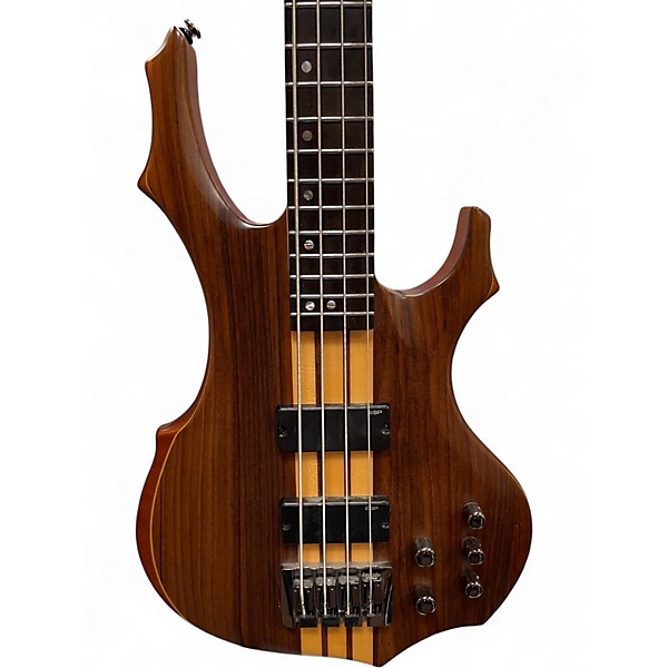 Used ESP LTD F4E Natural Electric Bass Guitar