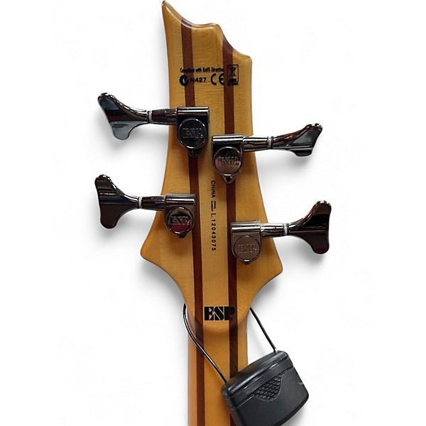 Used ESP LTD F4E Natural Electric Bass Guitar