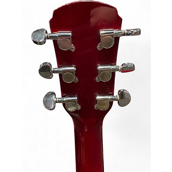 Used Great Divide SMCE-18-DR Red Acoustic Electric Guitar