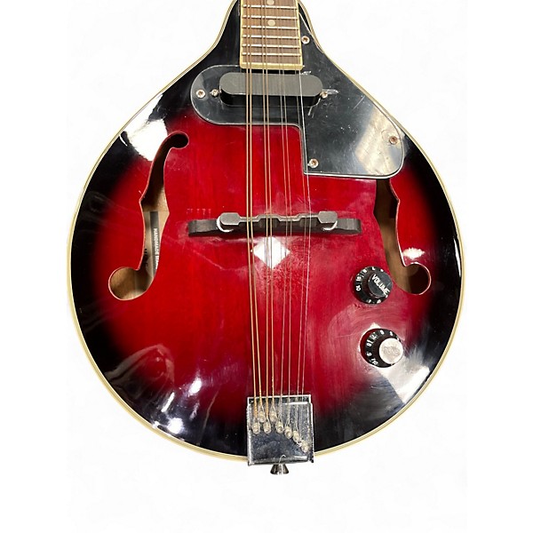 Used Stagg M50E Candy Red Burst Mandolin