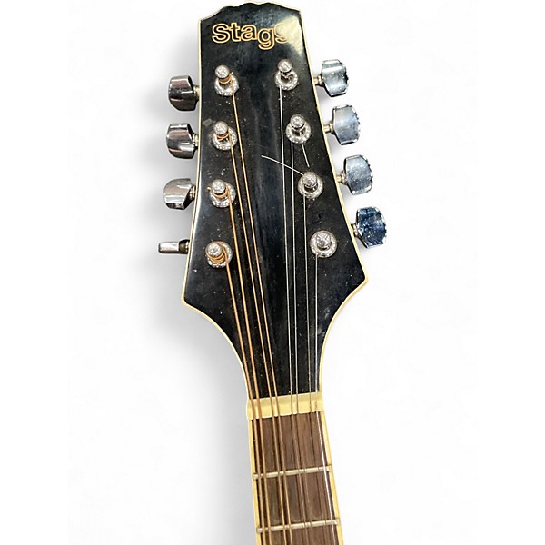 Used Stagg M50E Candy Red Burst Mandolin