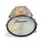 Vintage 1960s Slingerland 3 Piece Bop Silver Sparkle Drum Kit