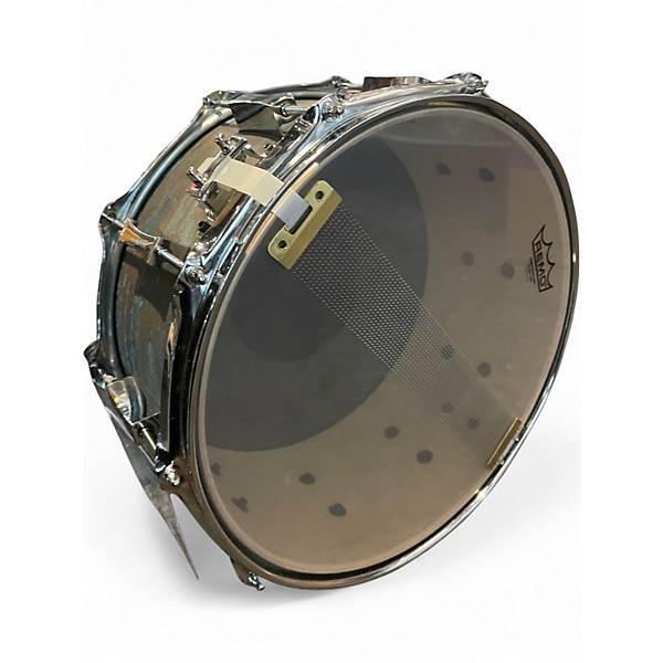 Used Pork Pie 14in WEATHERED BARN BLUE 14X7 SNARE BLUE Drum