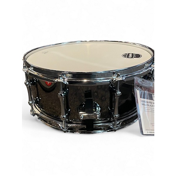 Used Mapex 14in TOMAHAWK SNARE 14X5.5 BLACK NICKEL Drum