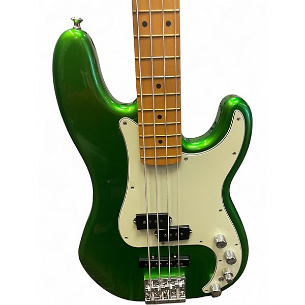 Used Fender Player Plus Active Precision Bass COSMIC JADE Electric Bass Guitar