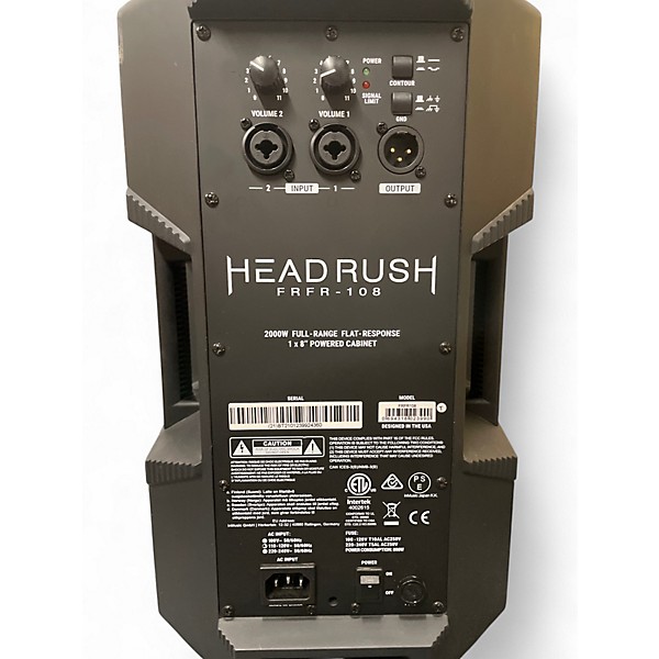 Used HeadRush frfr108 Power Amp