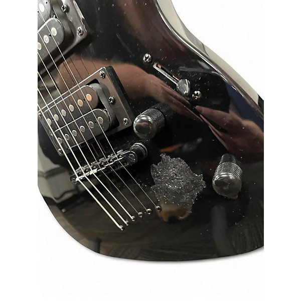 Used Mitchell MM100 Mini Black Solid Body Electric Guitar