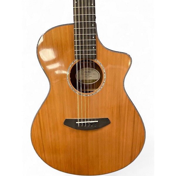 Used Breedlove solo concert ce 12st Natural 12 String Acoustic Electric Guitar