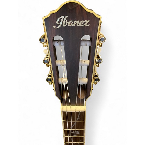 Used Ibanez tod10n black flat Classical Acoustic Electric Guitar