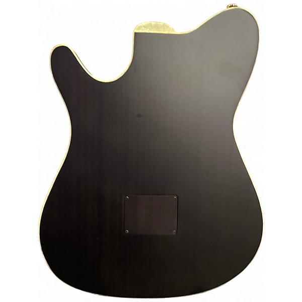 Used Ibanez tod10n black flat Classical Acoustic Electric Guitar