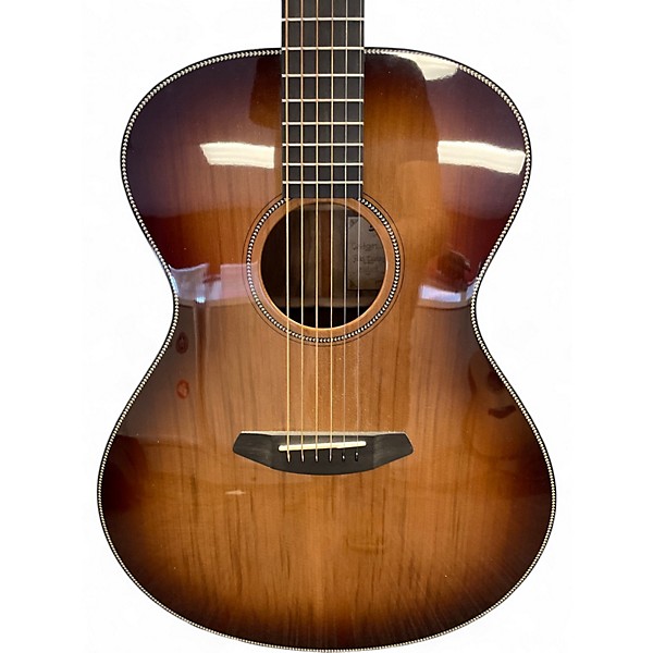 Used Breedlove custom concerto 2 Color Sunburst Acoustic Electric Guitar