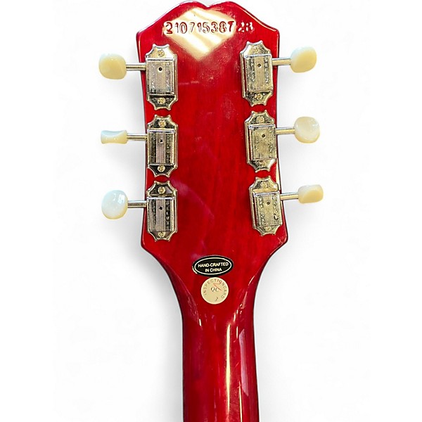 Used Epiphone CRESTWOOD CUSTOM Red Solid Body Electric Guitar