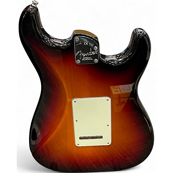 Used Fender American Elite Stratocaster Left Handed 3 Color Sunburst Electric Guitar