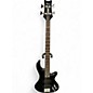 Used Schecter Guitar Research Stiletto Deluxe 4 String Black Electric Bass Guitar thumbnail
