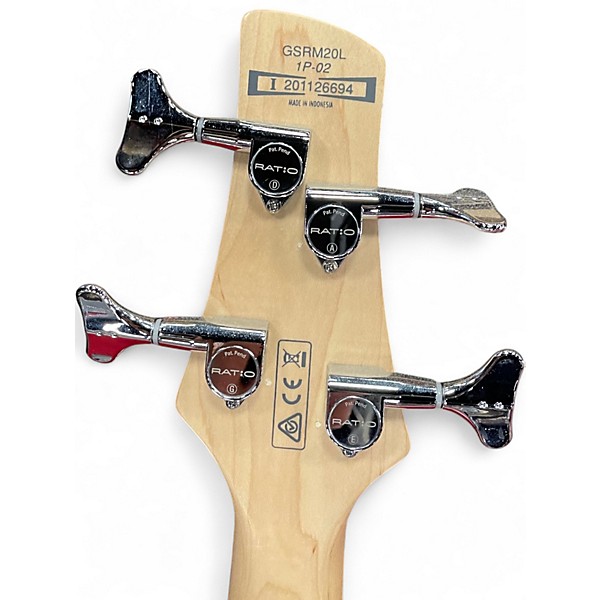 Used Ibanez GSRM20 Mikro Short Scale LEFT HANDED Black Electric Bass Guitar