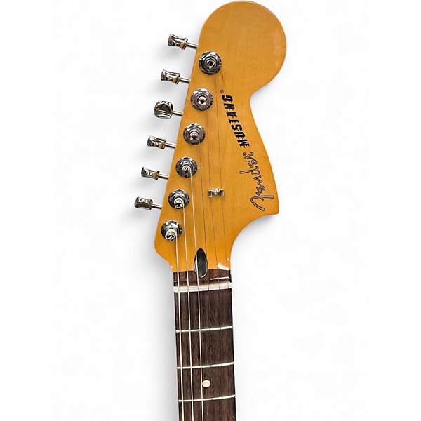 Used Fender Modern Player Mustang Aquatone Blue Solid Body Electric Guitar