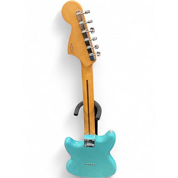 Used Fender Modern Player Mustang Aquatone Blue Solid Body Electric Guitar