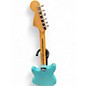 Used Fender Modern Player Mustang Aquatone Blue Solid Body Electric Guitar