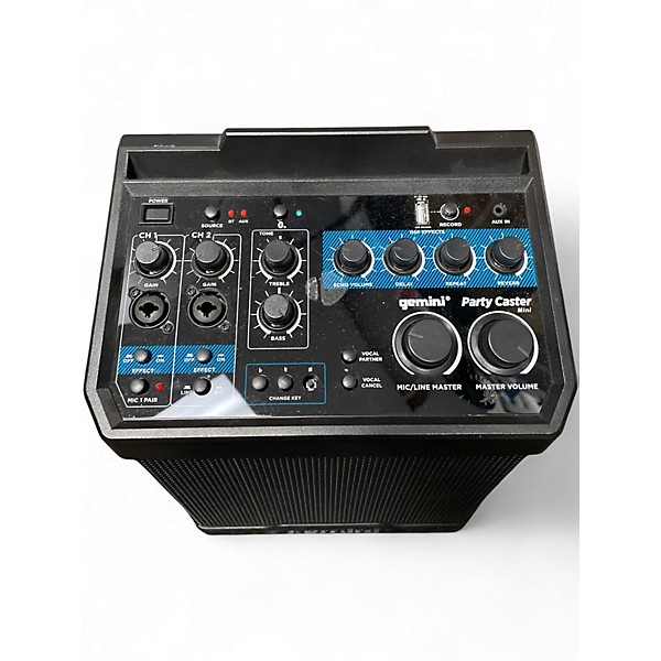 Used Gemini PARTY CASTER MINI *AS IS* Powered Speaker