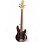 Used Sterling by Music Man S.U.B. Sting Ray RAY4 Walnut Stain Electric Bass Guitar thumbnail