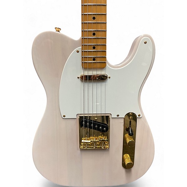Used Squier 50'S CLASSIC VIBE TELE WHITE BLOND Solid Body Electric Guitar